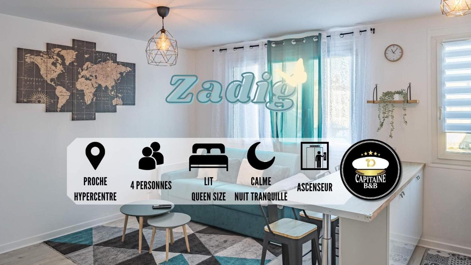 Zadig - Proche Hypercentre - 4 Pers. Lejlighed Troyes Eksteriør billede